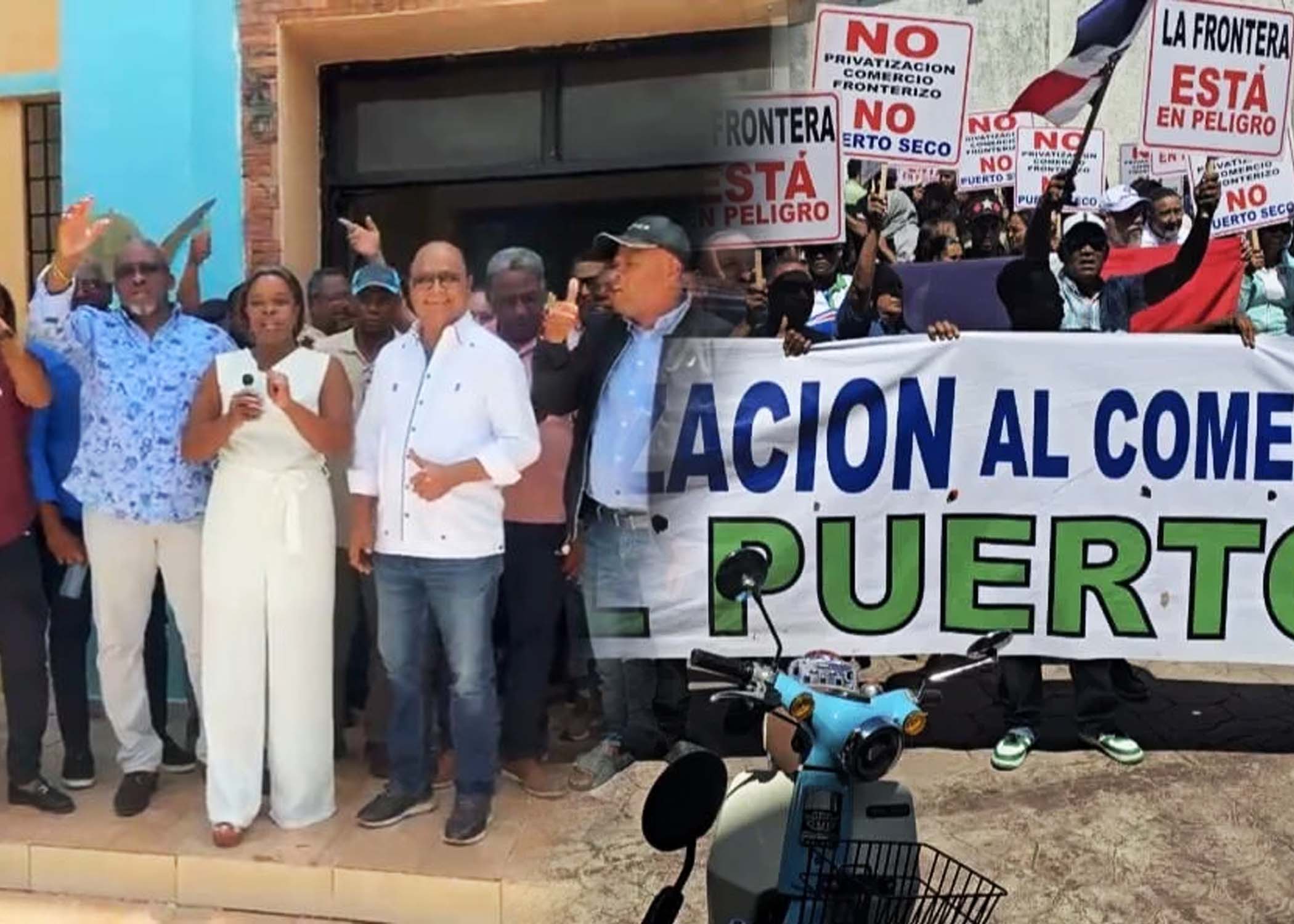 Diputados y comerciantes de Elías Piña y San Juan rechazan proyecto de puertos secos fronterizos