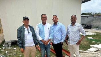 Cuatro Aulas móviles en Mena Bahoruco avanzan en construcción