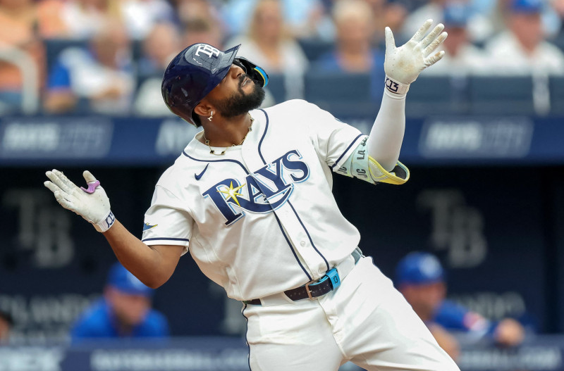 Junior Caminero, el dominicano número 37 en conectar 3 jonrones en un juego