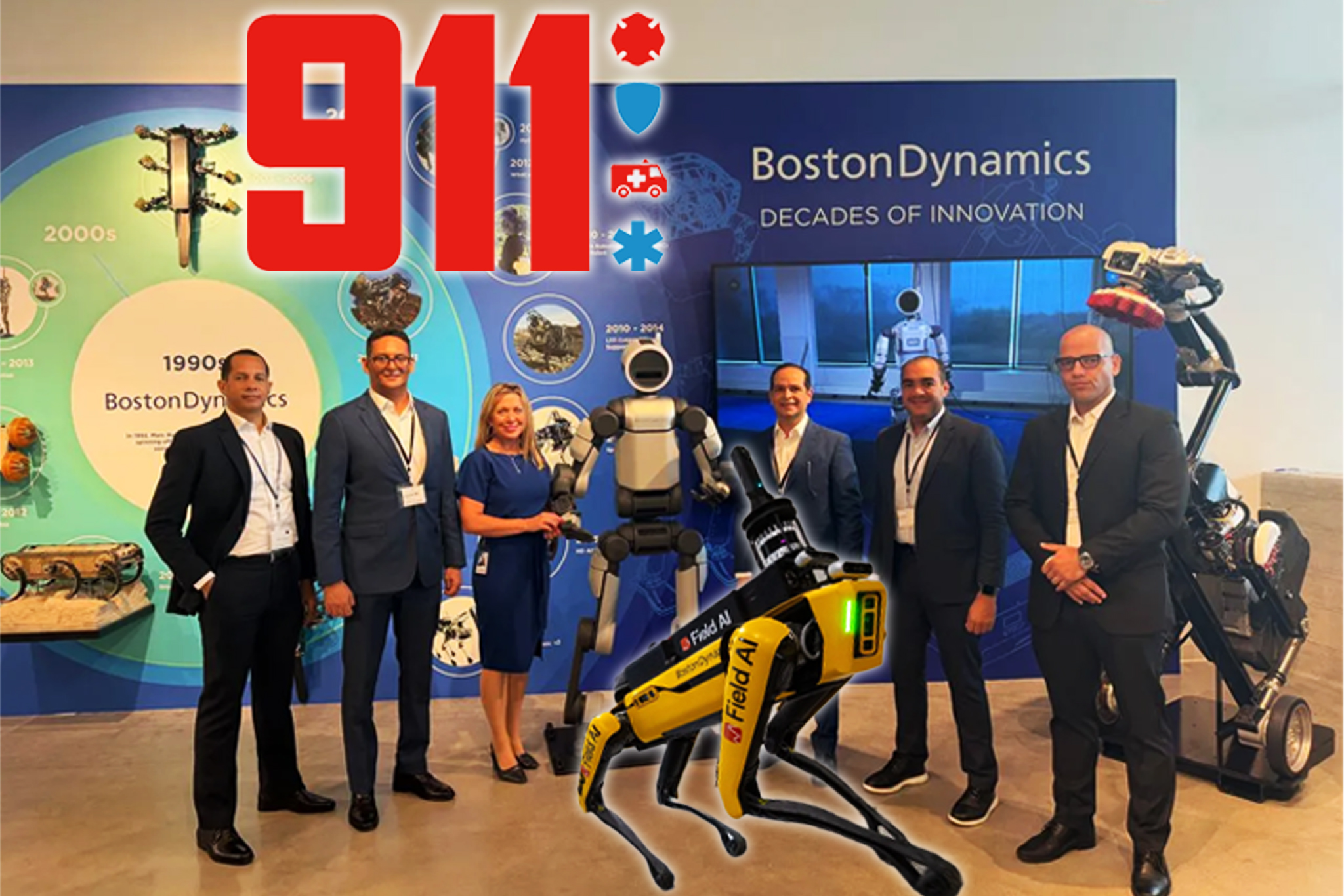 El sistema 911 de la República Dominicana empleará robots en situaciones de emergencia