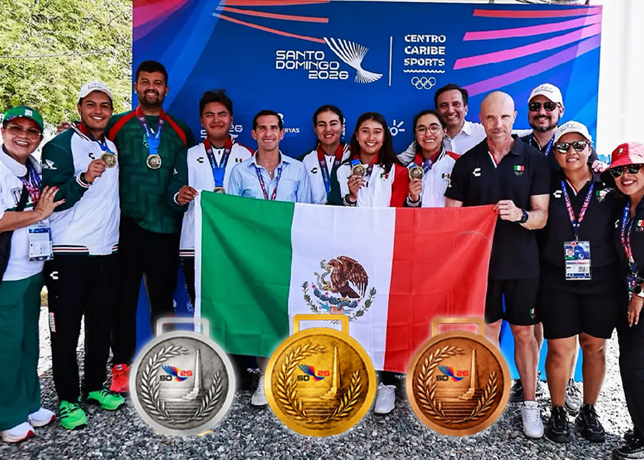 México es el primer país en superar las 100 medallas en los presentes Juegos Centroamericanos y del Caribe Santo Domingo 2026