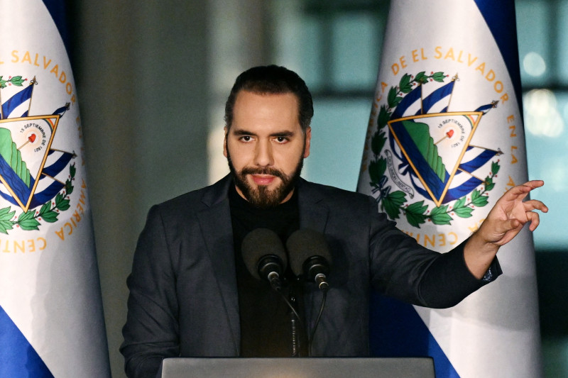 El presidente Nayib Bukele buscará su tercer mandato en el Salvador