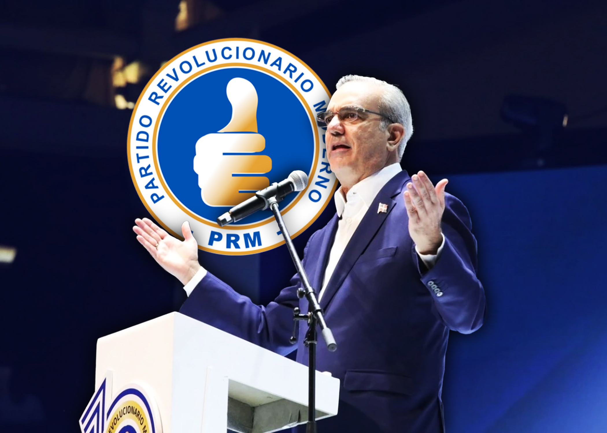 Abinader asumirá  presidencia del  PRM para período  2026-2028
