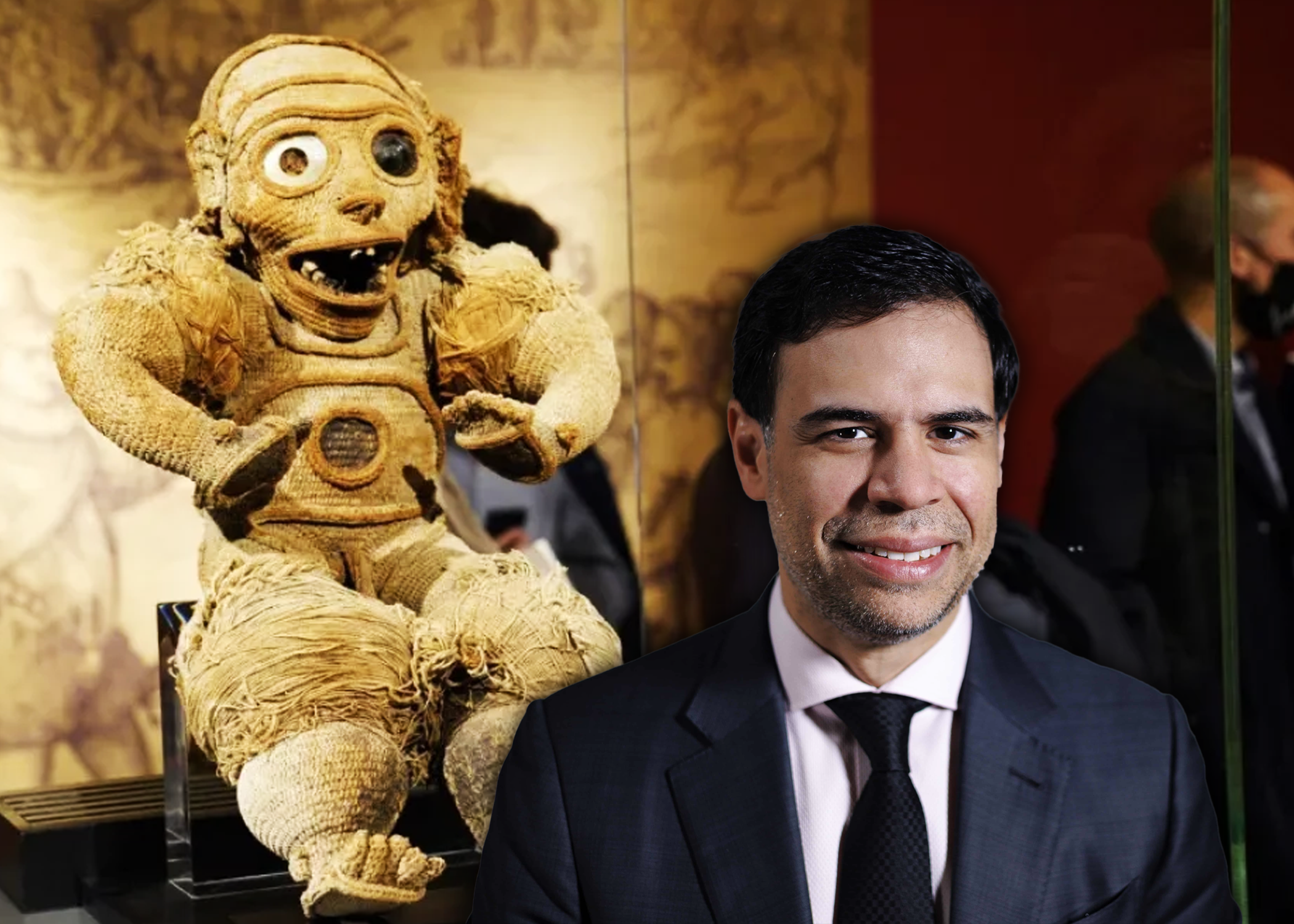 ministro de cultura explica por qué se ha retrasado tanto la entrega del Cemí de algodón, una histórica pieza taína
